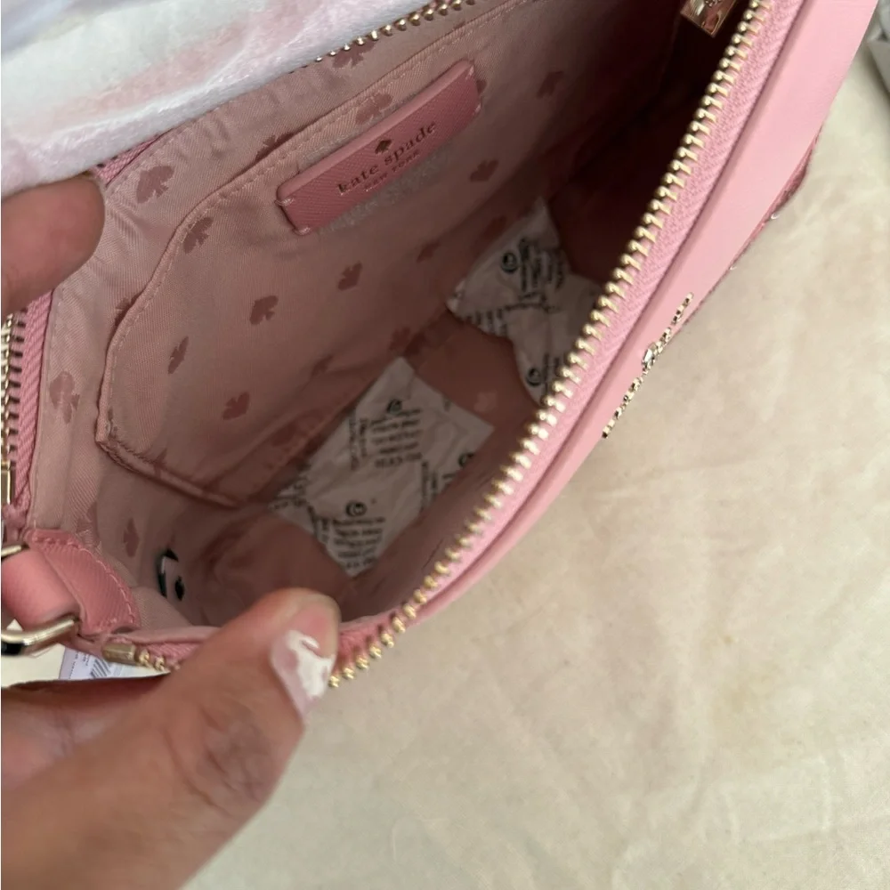 Kate Spade Pink Glitter Crossbody Bag - Picture 5 of 7